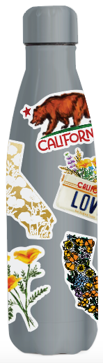 Golden California Sticker