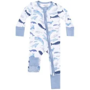 Angel Dear - Little Whales - Convertible Romper