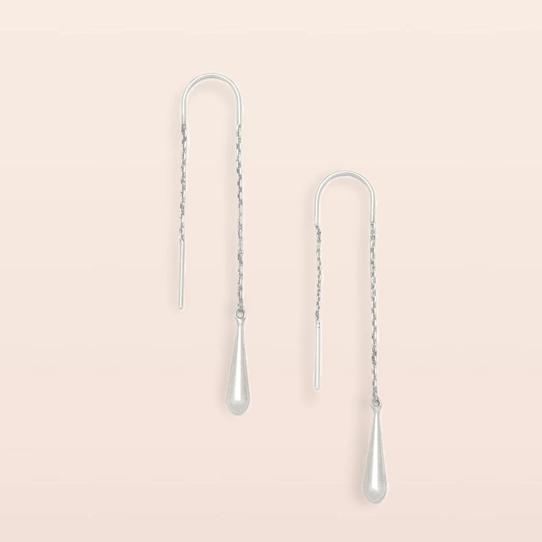 Scout - Teardrop Threader Earring Gold