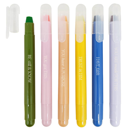 Wax Bible Highlighter Set - Stationery Set & Decor