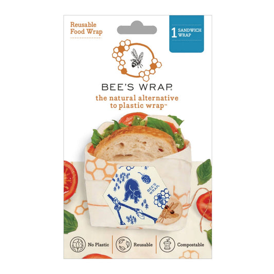 Bees Wrap Reusable Beeswax Sandwich Wrap - Bees & Bears