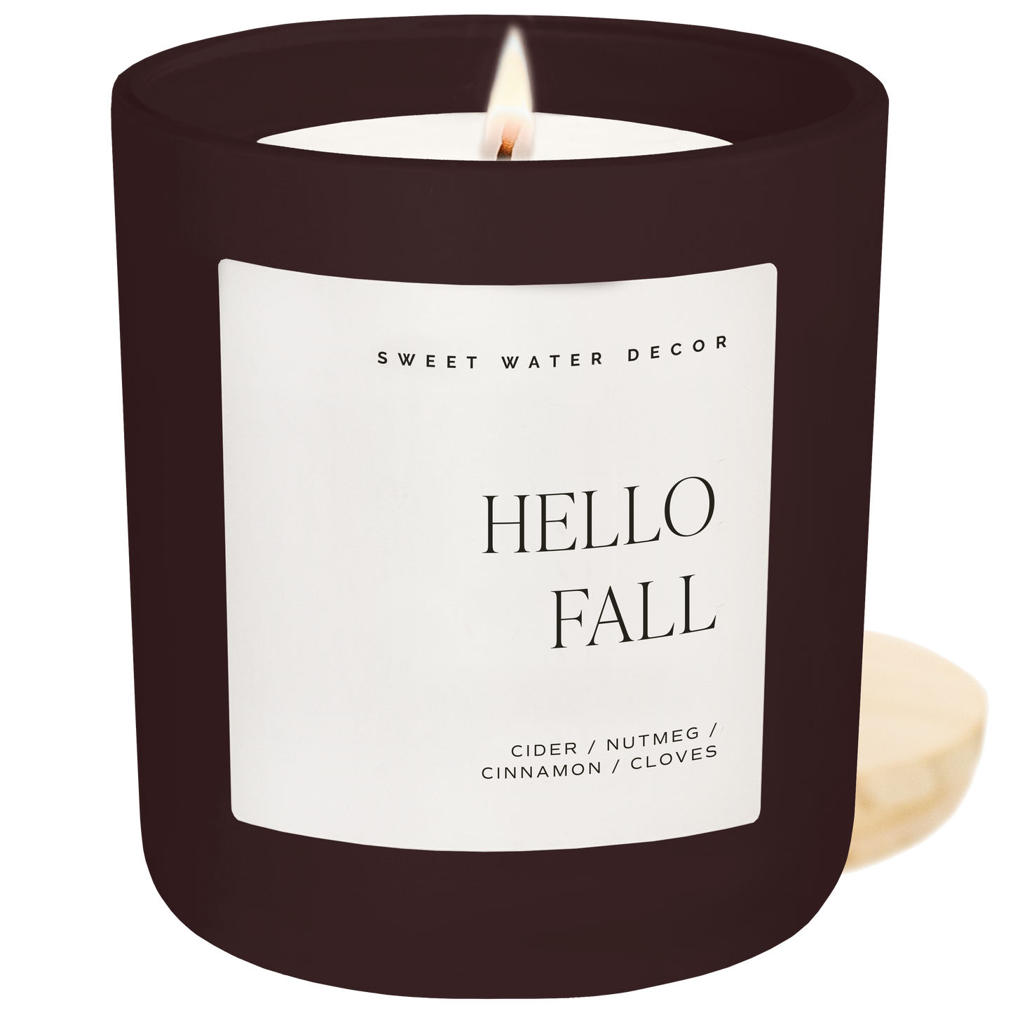 Hello Fall 15 oz Soy Candle, Matte Jar - Fall Decor