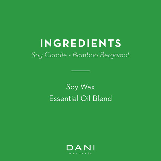 2oz Bamboo Bergamot Travel Candle Tin