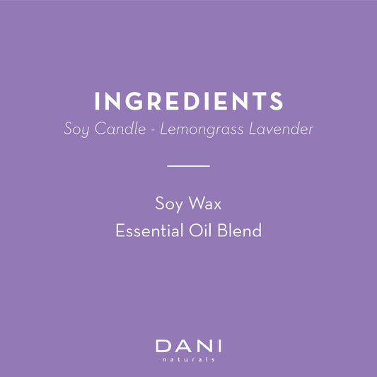 2oz Lemongrass Lavender Travel Candle Tin