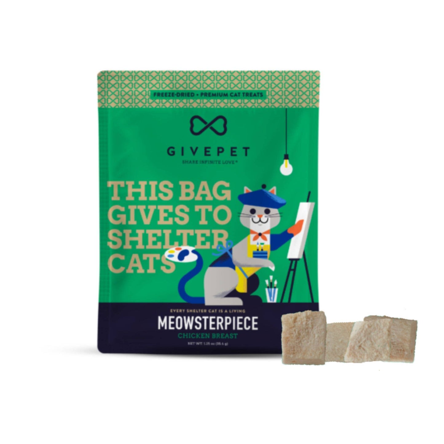 GivePet Meowsterpiece Freeze Dried Cat Treats