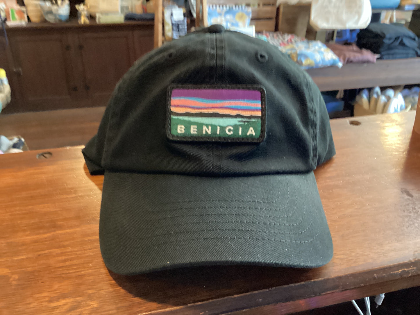 Bio Washed Dad Cap With Benicia Patch