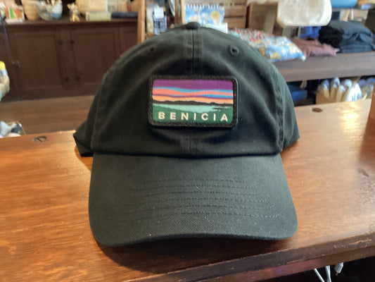 Bio Washed Dad Cap With Benicia Patch