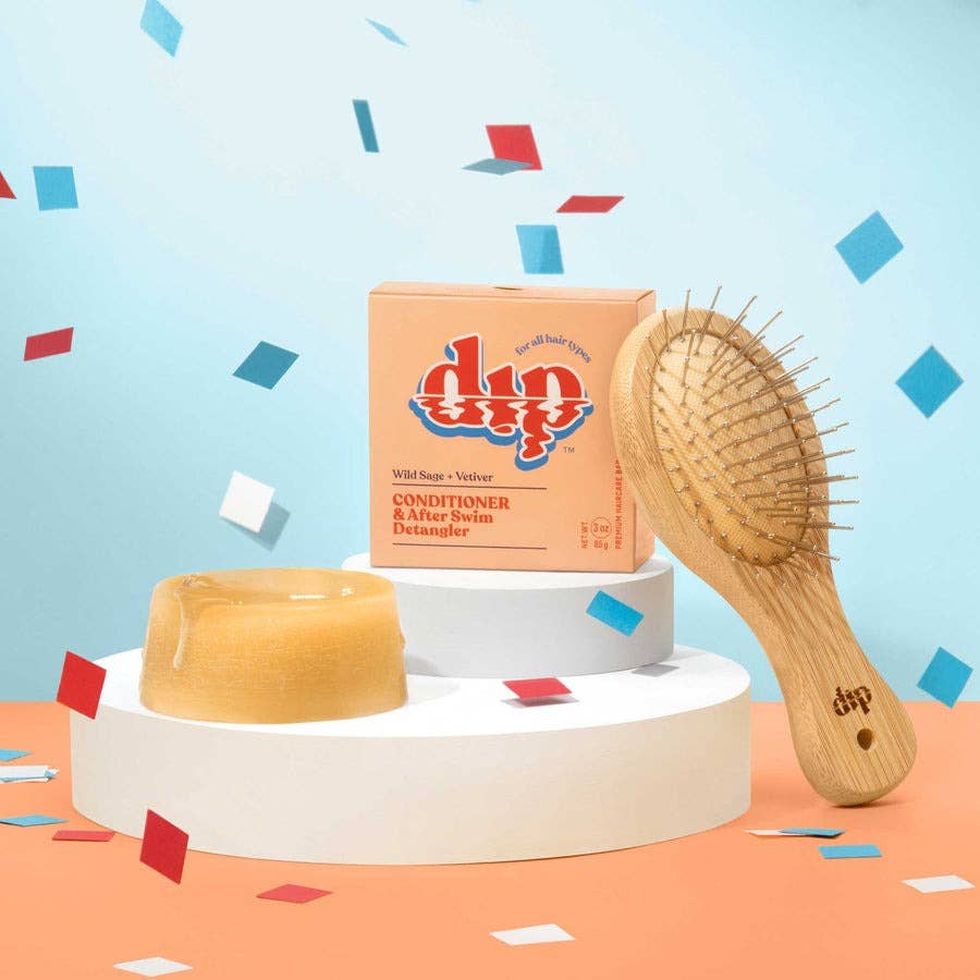 Dip - Conditioner Bar & After Swim Detangler - Wild Sage & Vetiver: 3 oz