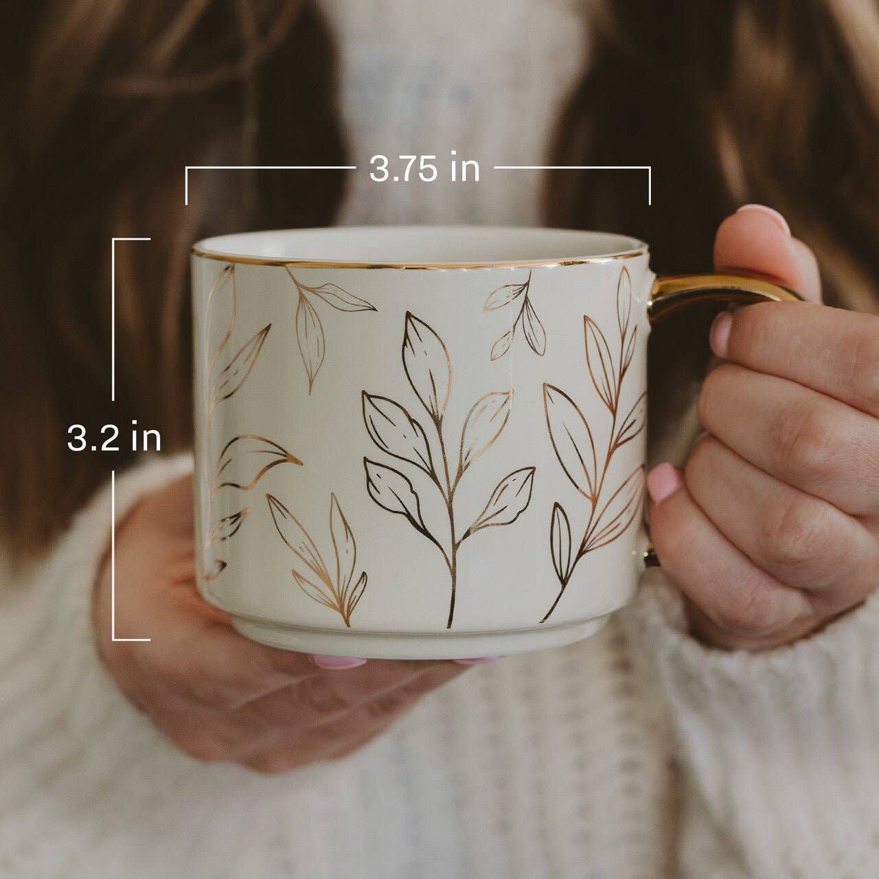 *NEW* Floral Quilt Coffee Mug - Spring Decor & Gifts