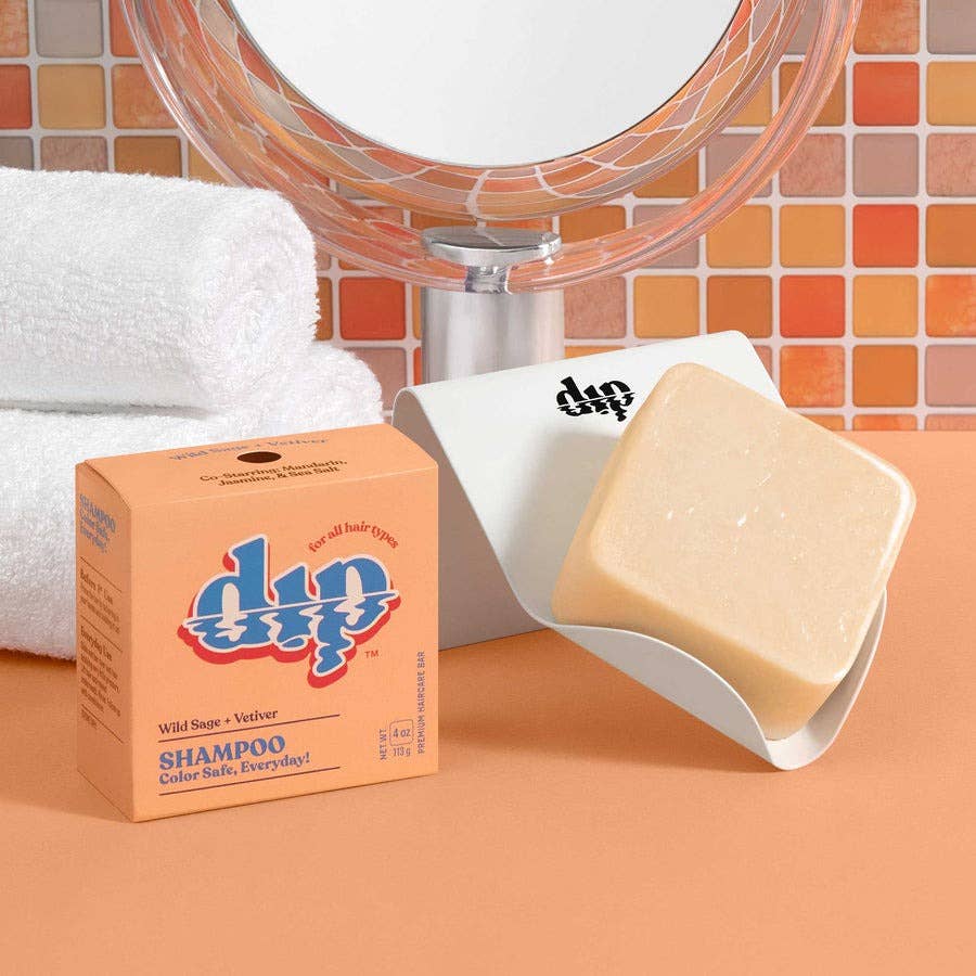 Dip - Color Safe Shampoo Bar for Every Day - Wild Sage & Vetiver: 4 oz