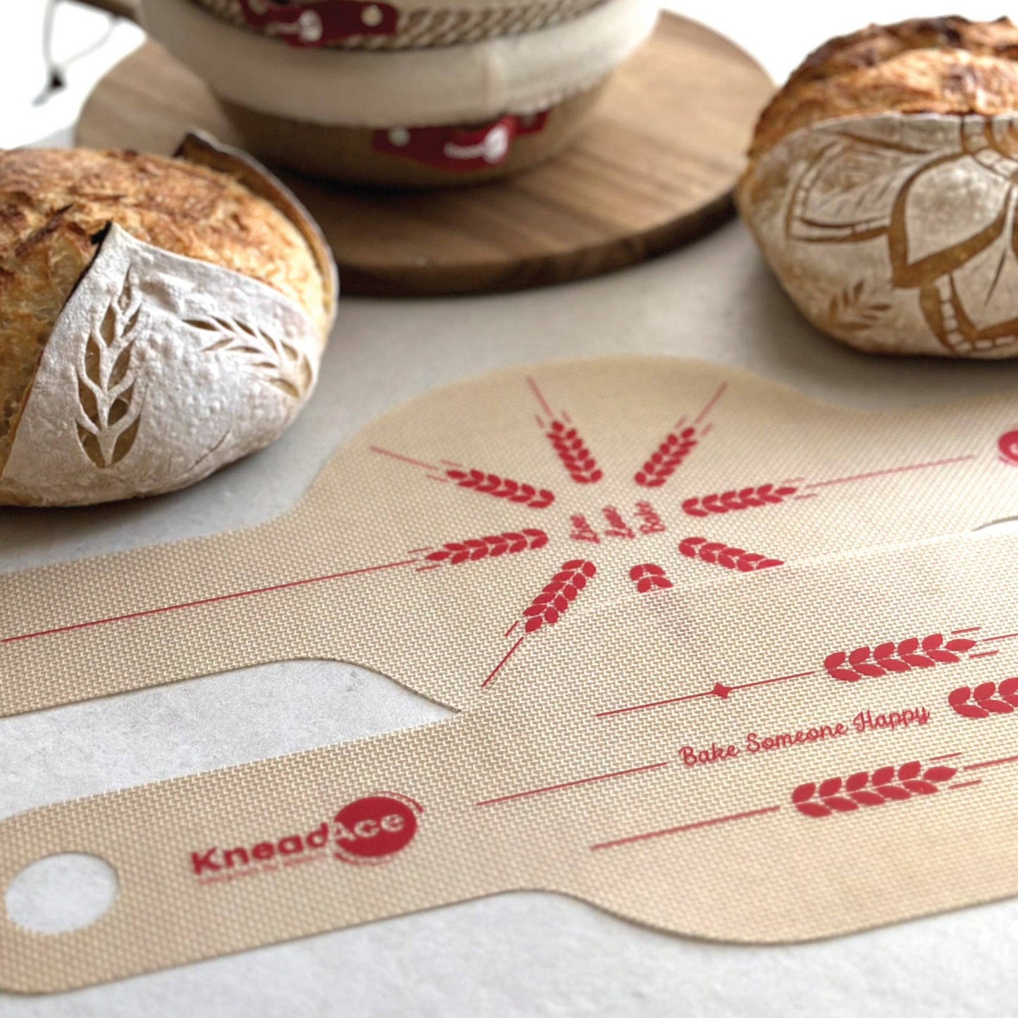 KneadAce Silicone Bread Slings | Oval or Round
