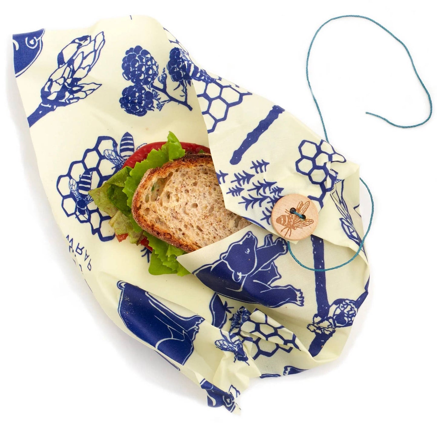 Bees Wrap Reusable Beeswax Sandwich Wrap - Bees & Bears