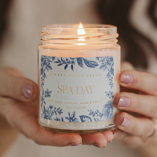Spa Day 9 oz Soy Candle - Home Decor & Gifts