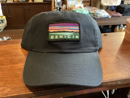 Bio Washed Dad Cap With Benicia Patch