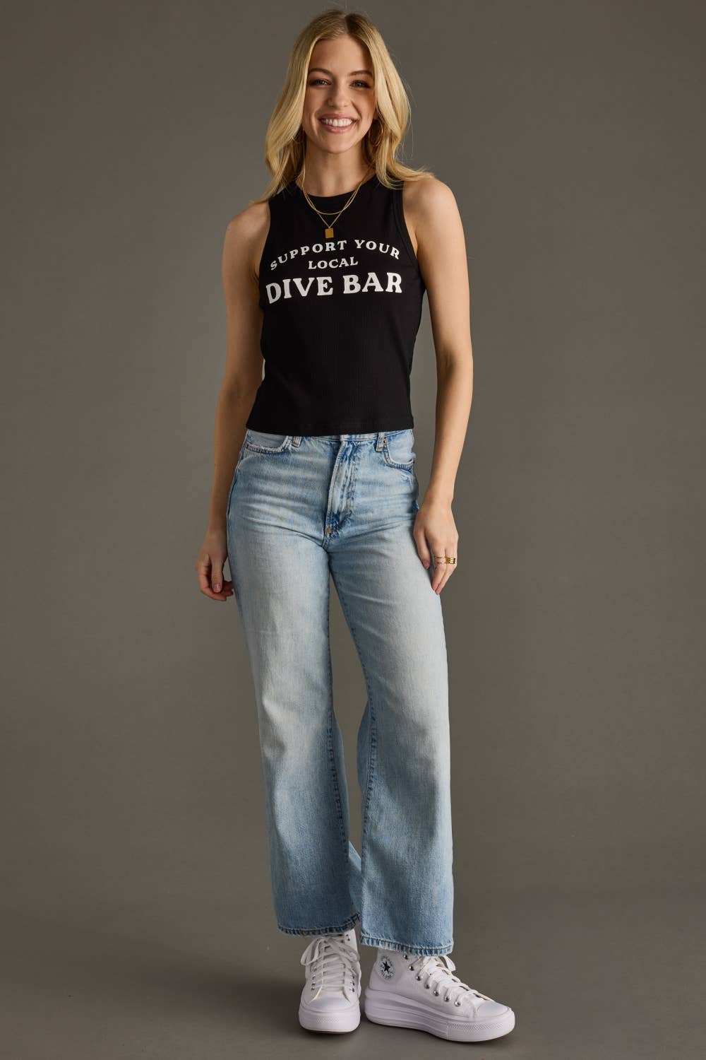 Support Your Local Dive Bar Tank Top