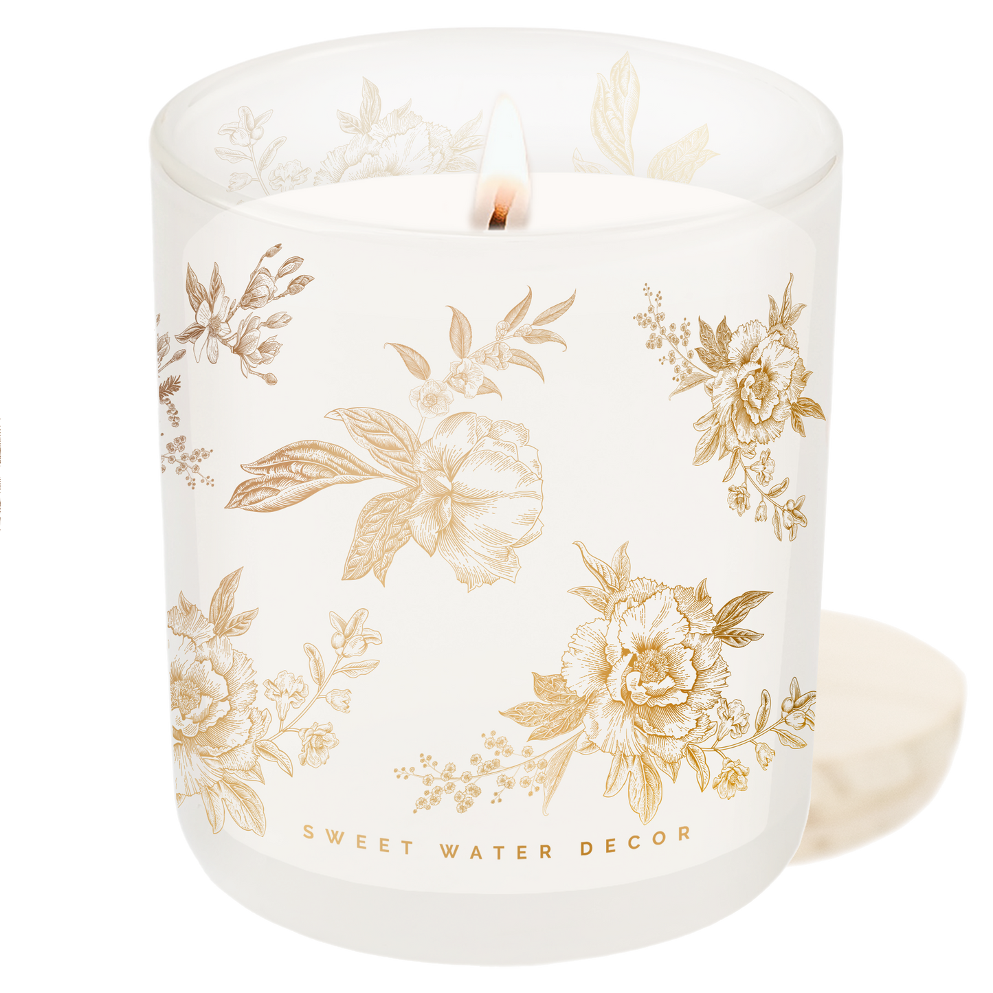 *NEW* Gold Delft 12 oz Soy Candle - Home Decor