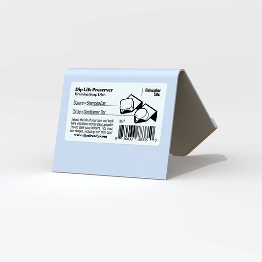Dip - Life Preserver: White Draining Soap Dish (single unit)