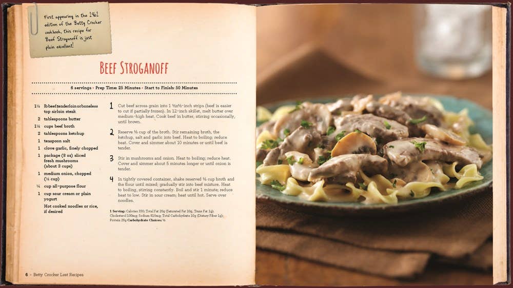 Betty Crocker Lost Recipes