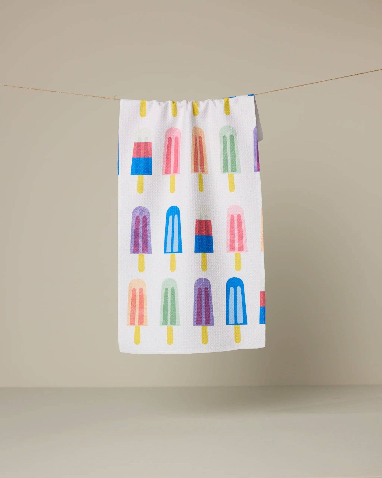 Poppy Popsicles Bar Towel