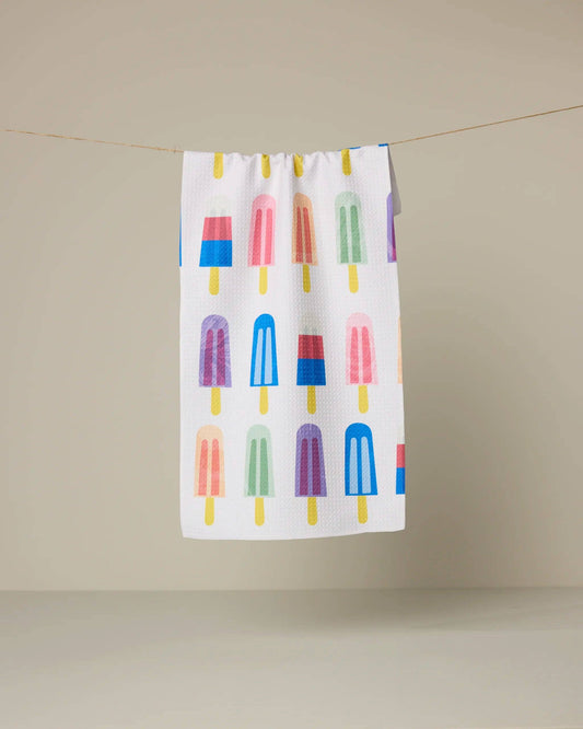 Poppy Popsicles Bar Towel