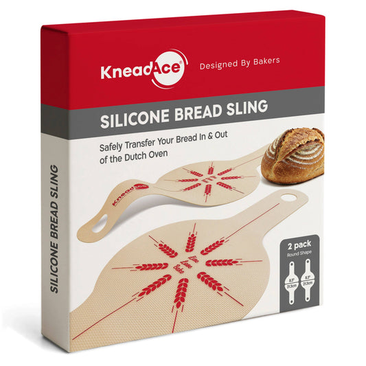 KneadAce Silicone Bread Slings | Oval or Round
