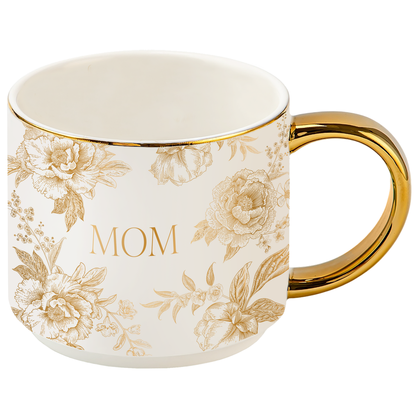 Gold Mom Coffee Mug - Spring & Mother's Day Gifts
