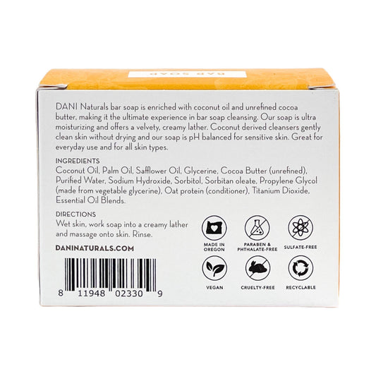 DANI Naturals - Grapefruit Ginger Bar Soap 4oz