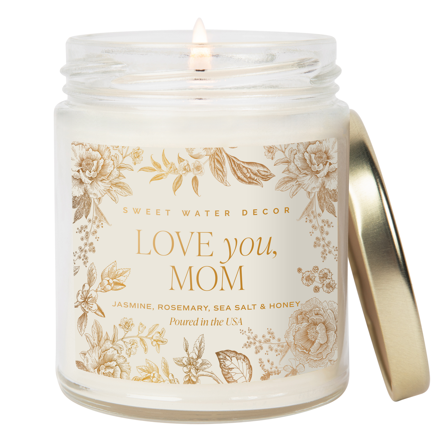 Love You, Mom 9 oz Soy Candle - Valentine's Day Gifts