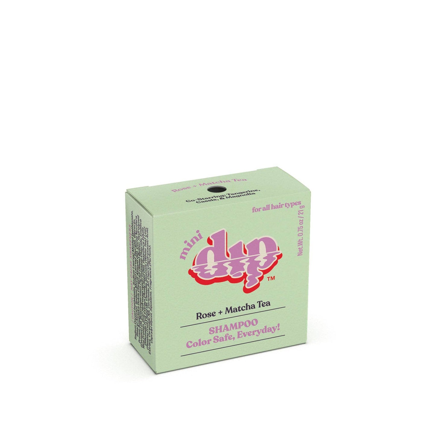 Dip - Mini Dip Color Safe Shampoo Bar for Every Day - Rose & Matcha