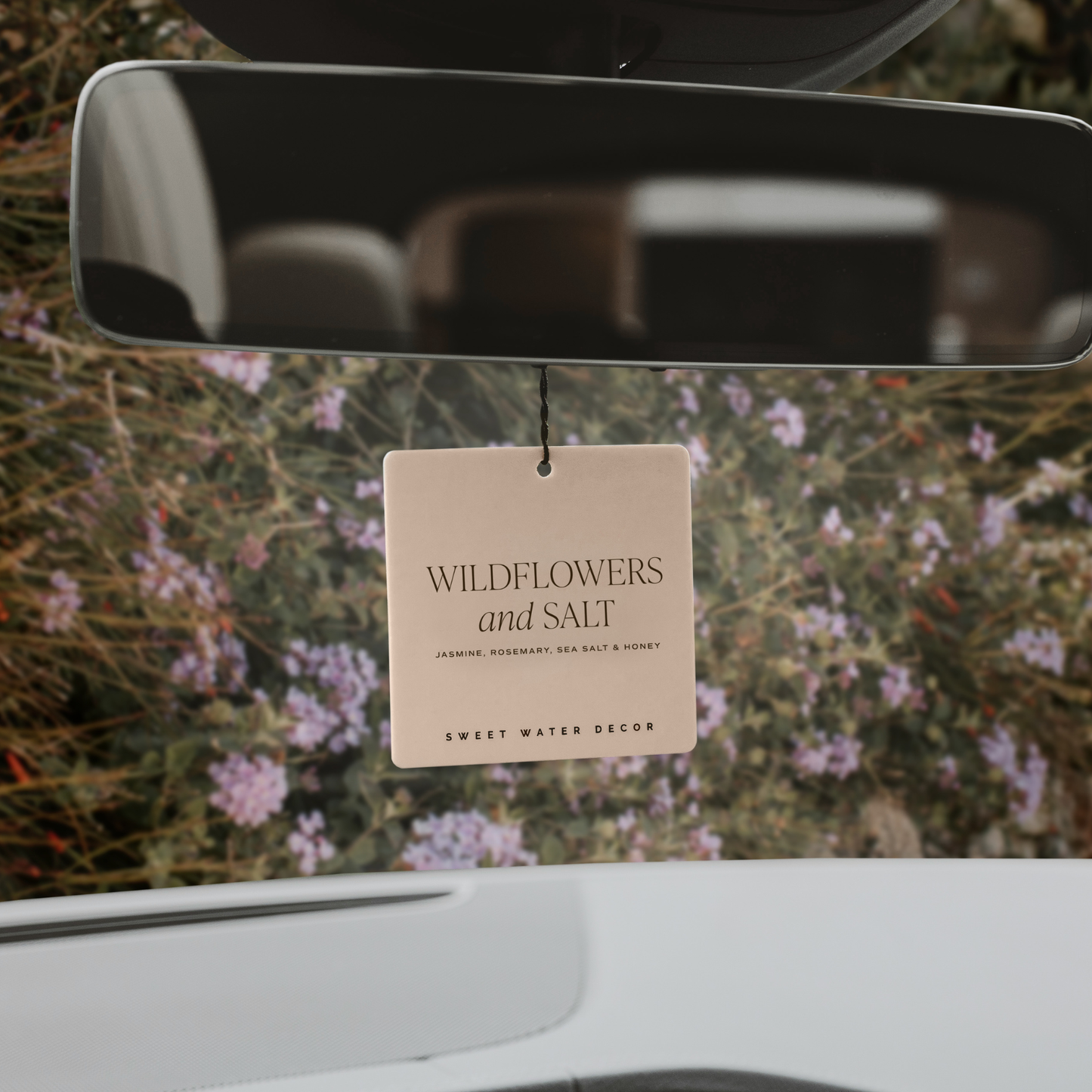 Wildflowers and Salt Hanging Air Freshener - Home Decor