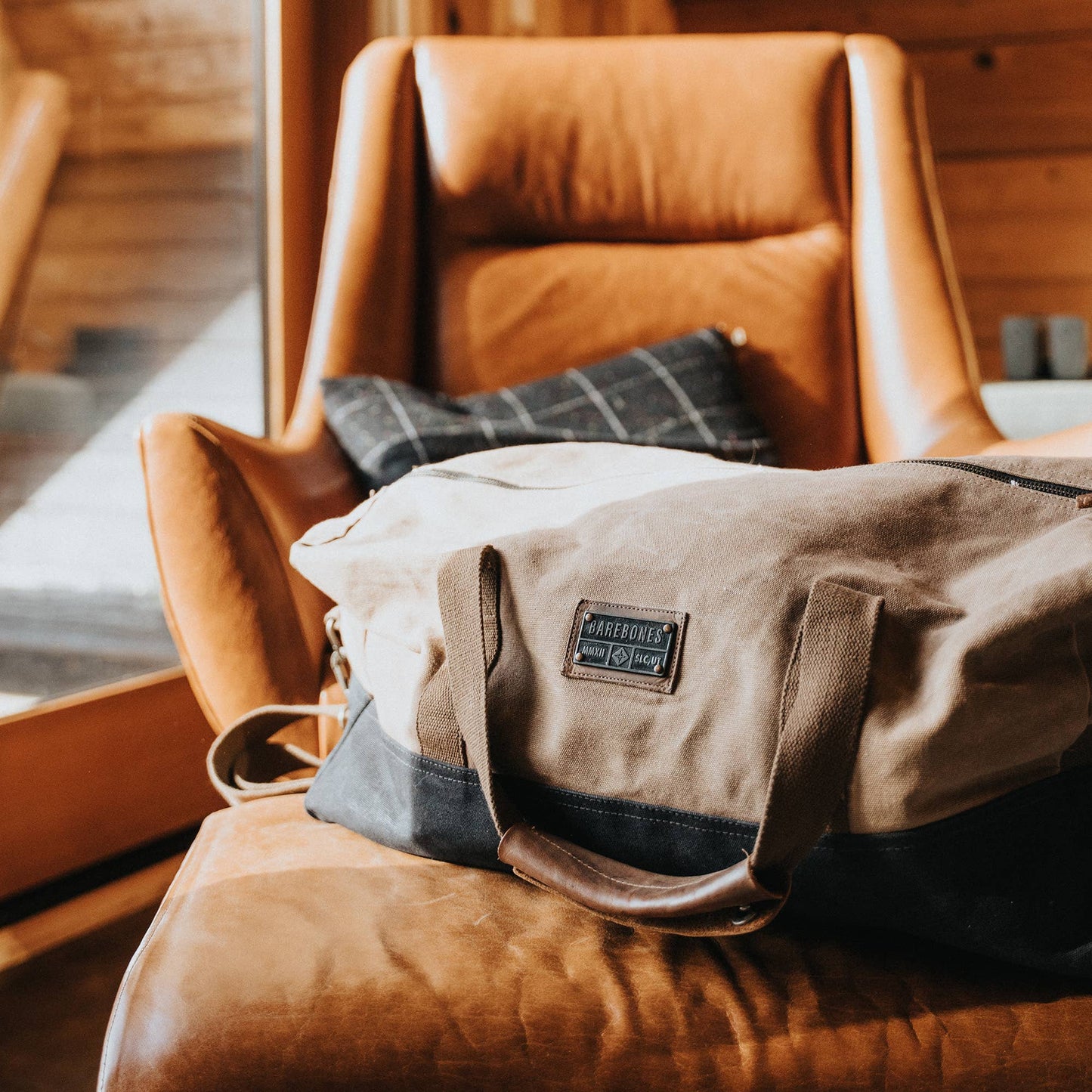Neelum Duffel Bag | Waxed Canvas Bag