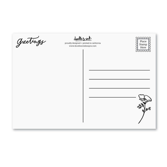 Greetings - The Golden State Postcard