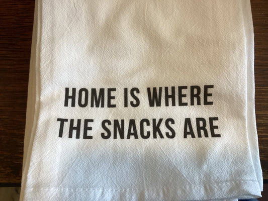 Where the Snacks are | Tea Towel