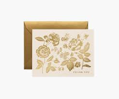 English Rose Thank You Card