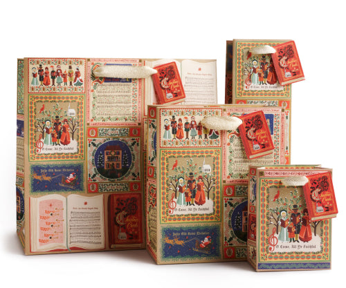 Christmas Carolers Large Gift Bag