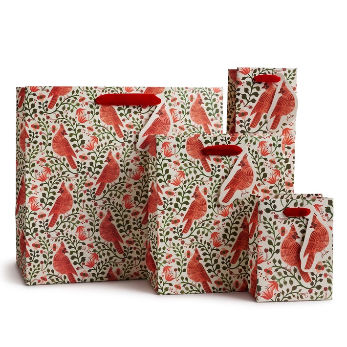 Christmas Cardinals Small Gift Bag