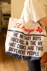 El Arroyo Packable Marquee Canvas Tote