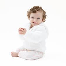 Angel Dear - Chenille - Natural Hooded Jacket