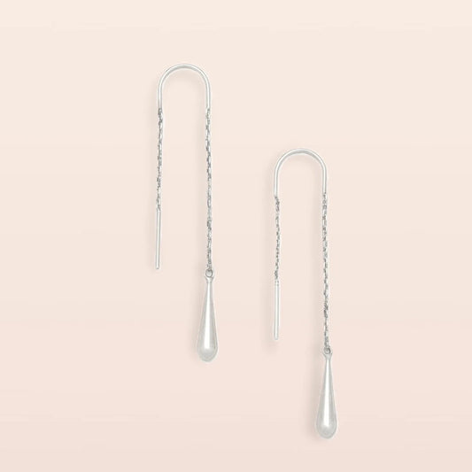 Scout - Teardrop Threader Earring Gold