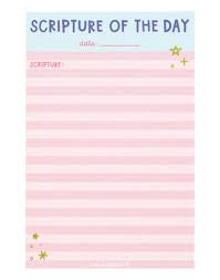 Scripture of the Day Notepad
