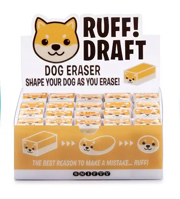 Snifty - Ruff Draft Dog Eraser