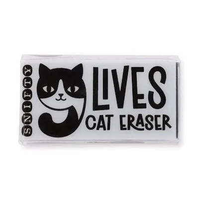 Snifty - 9 Lives Cat Eraser
