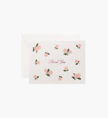 Rifle Paper Co. - Pink Hydrangea Thank You Card