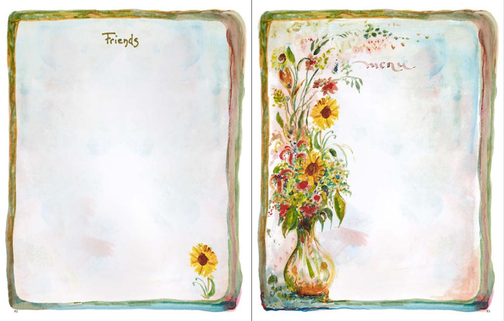 Menus - A Book for Meals and Memories