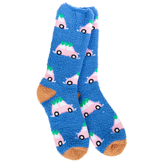 Christmas Bug Cozy Crew Socks