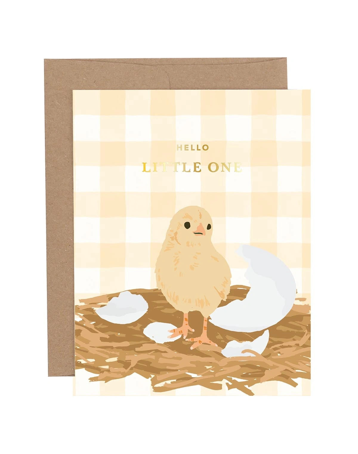 Hello Little One Chick Baby Greeting Card