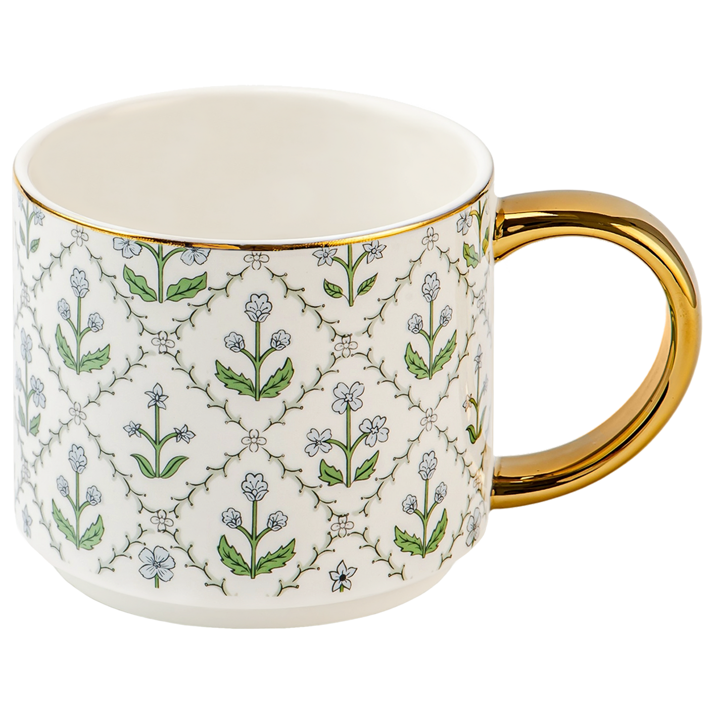 *NEW* Floral Quilt Coffee Mug - Spring Decor & Gifts