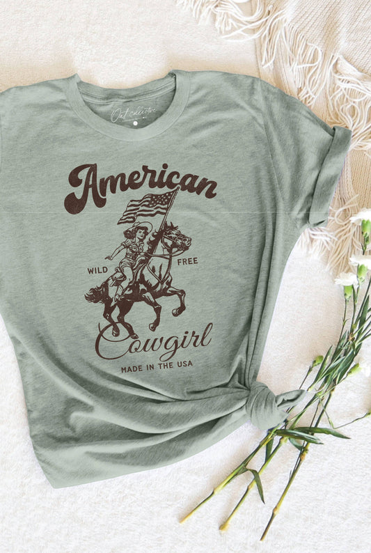 AMERICAN COWGIRL Graphic T-shirt