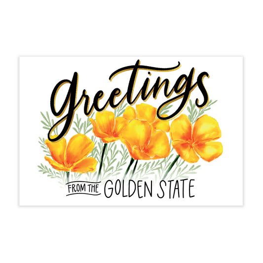 Greetings - The Golden State Postcard