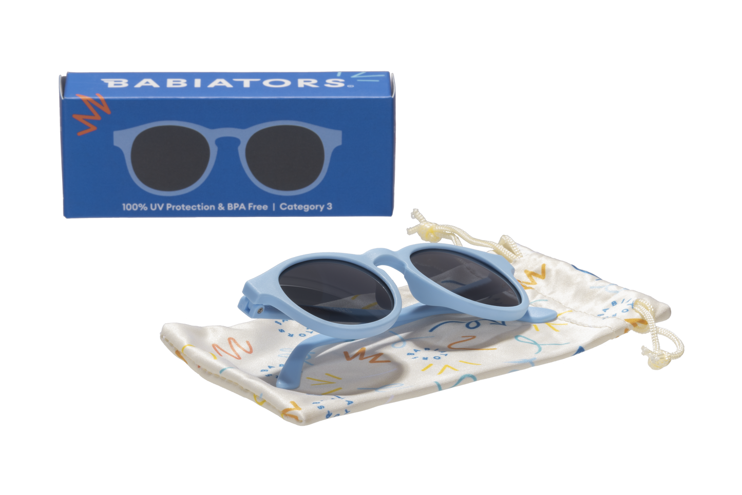 Bermuda Blue  Keyhole Baby and Kid Sunglasses